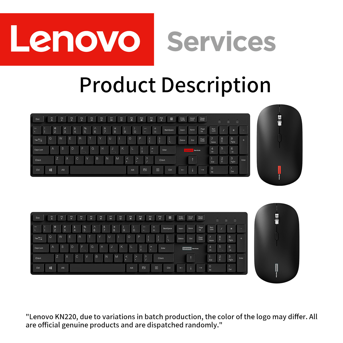 Lenovo KN220 Silent 2.4G Wirel - Desk Setup Keyboard recension och pris