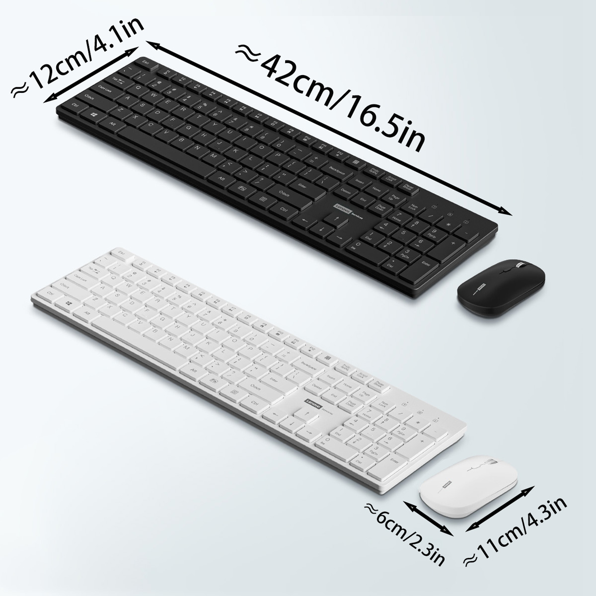 Lenovo KN220 Silent 2.4G Wirel - Desk Setup Keyboard recension och pris