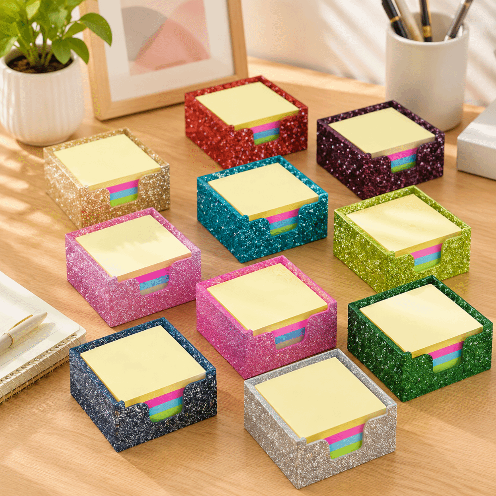 Glitter Acrylic Sticky Note Ho - Sticky Memo Holder recension och pris