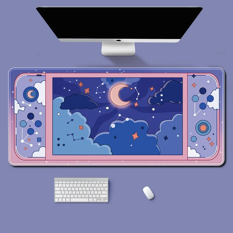 Moon and Stars Large Desk Mat  - Desk Setup Gadgets recension och pris