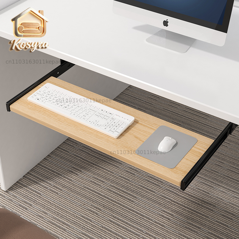 Wood Keyboard Tray Under Desk  - Desk Setup With Keyboard Tray recension och pris