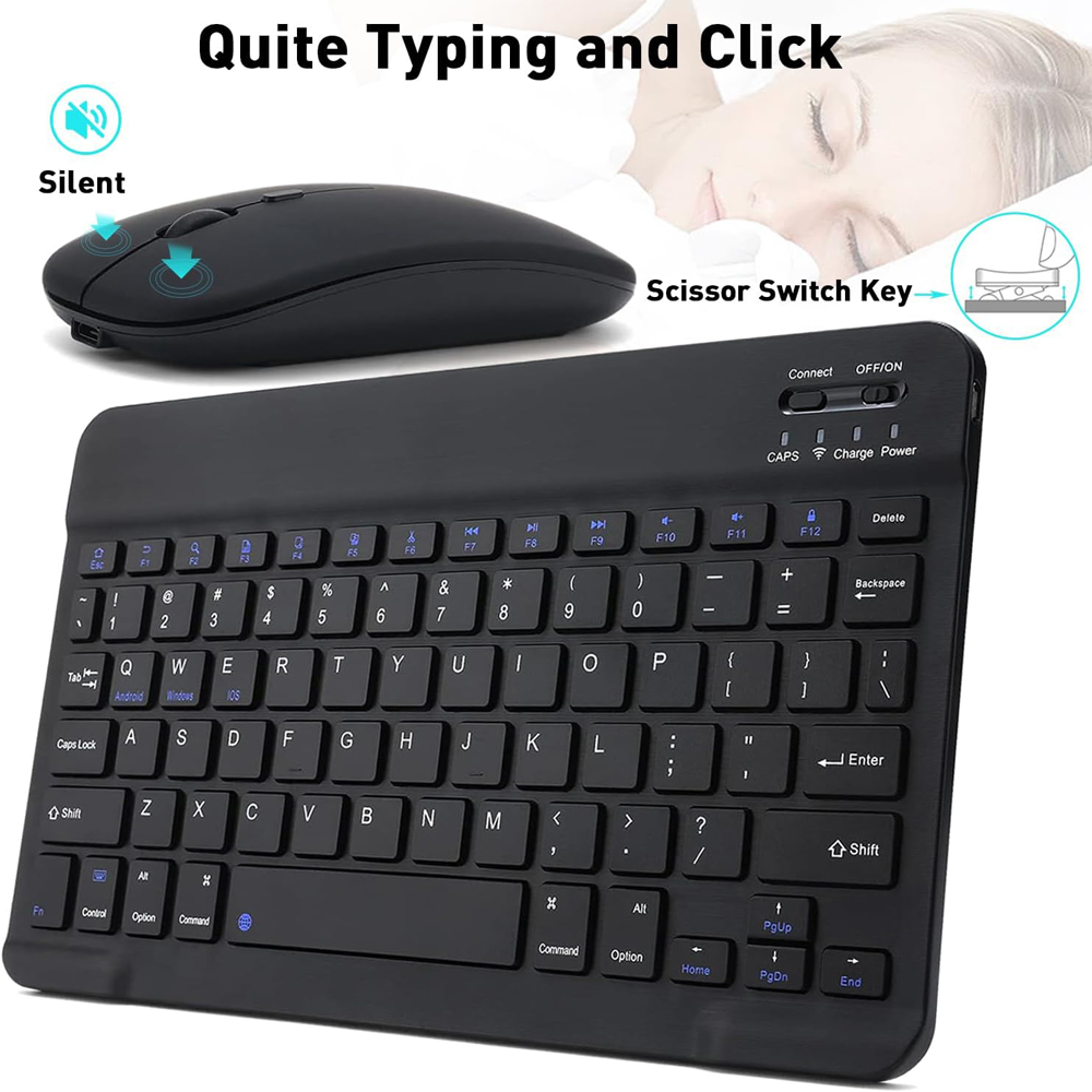 10 lnch Wireless  Bluetooth Mi - Desk Setup Keyboard recension och pris