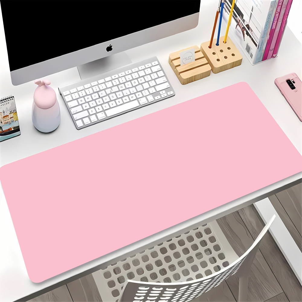 Solid Color Gaming Mouse Pad G - Desk Setup With Keyboard Tray recension och pris
