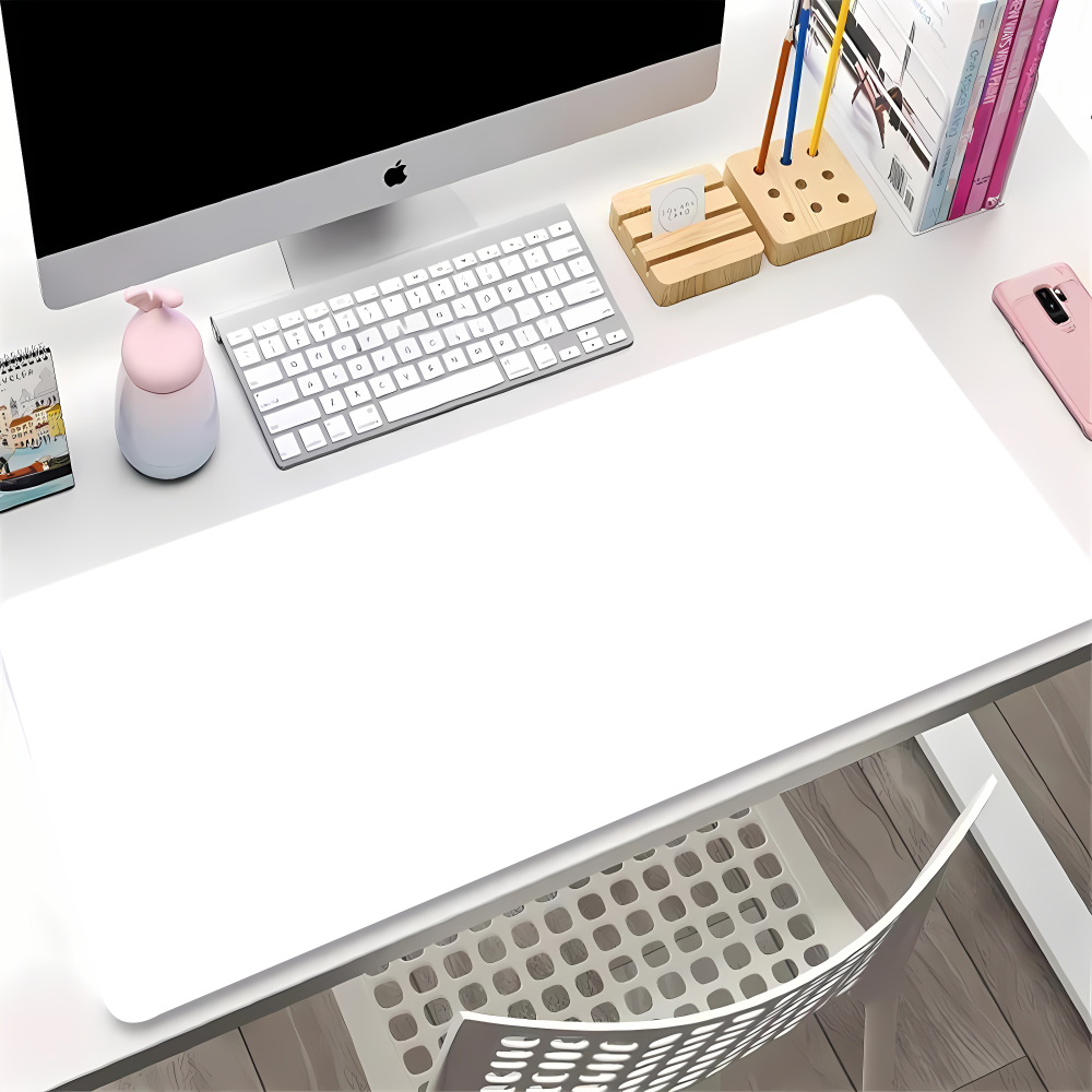 Solid Color Gaming Mouse Pad G - Desk Setup With Keyboard Tray recension och pris