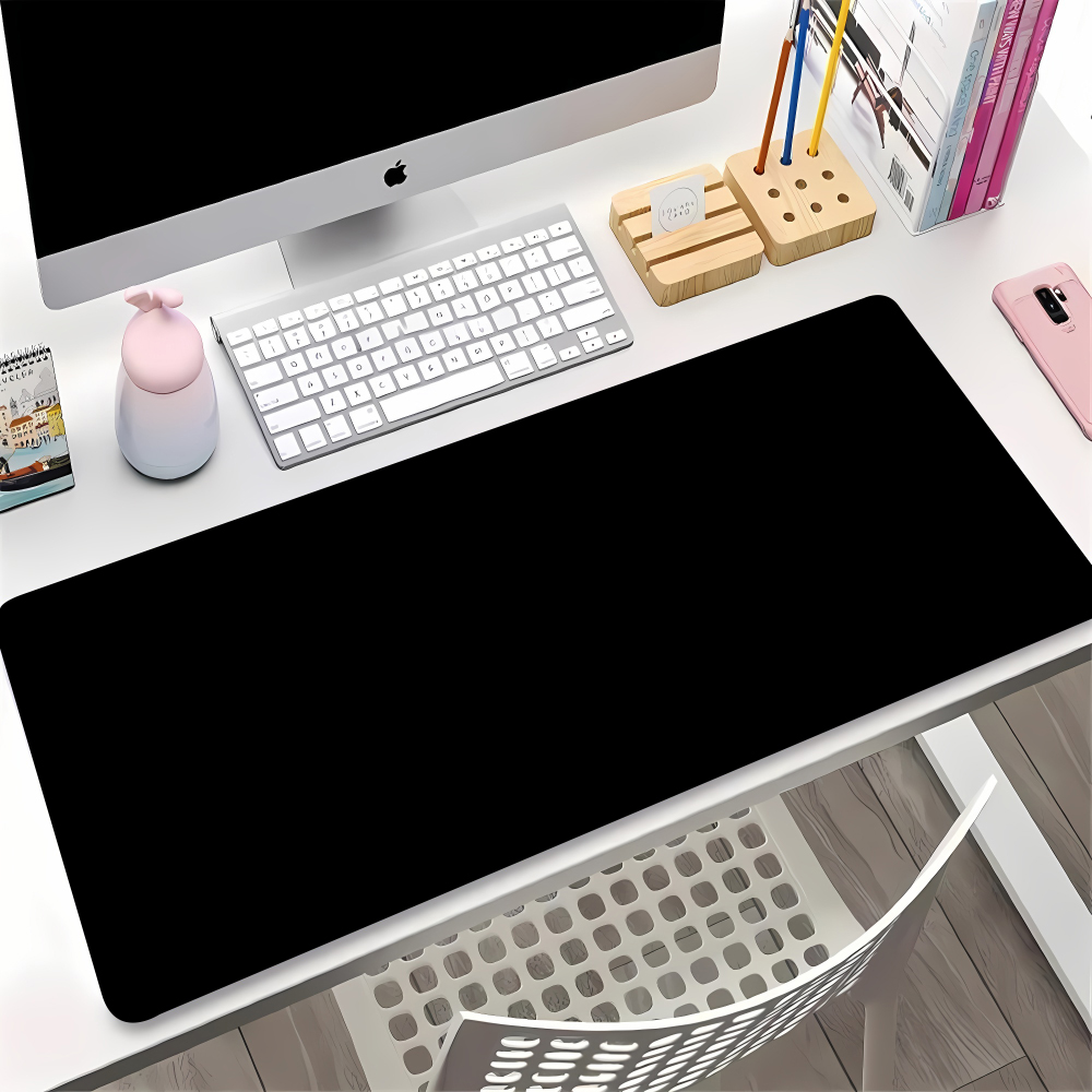 Solid Color Gaming Mouse Pad G - Desk Setup With Keyboard Tray recension och pris
