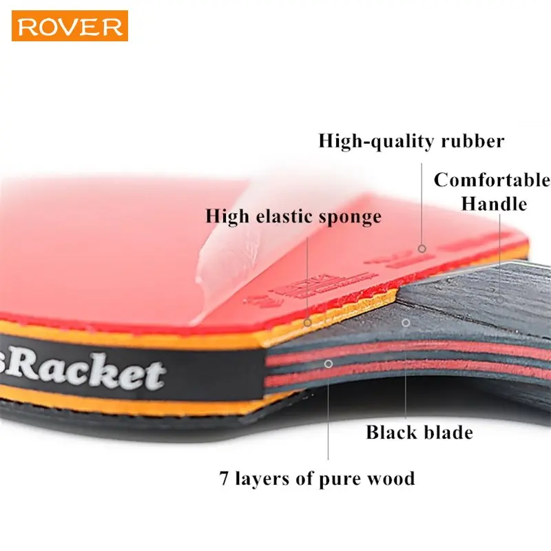 5/6 Star Table Tennis Racket 2 - Desk Setup Tips recension och pris