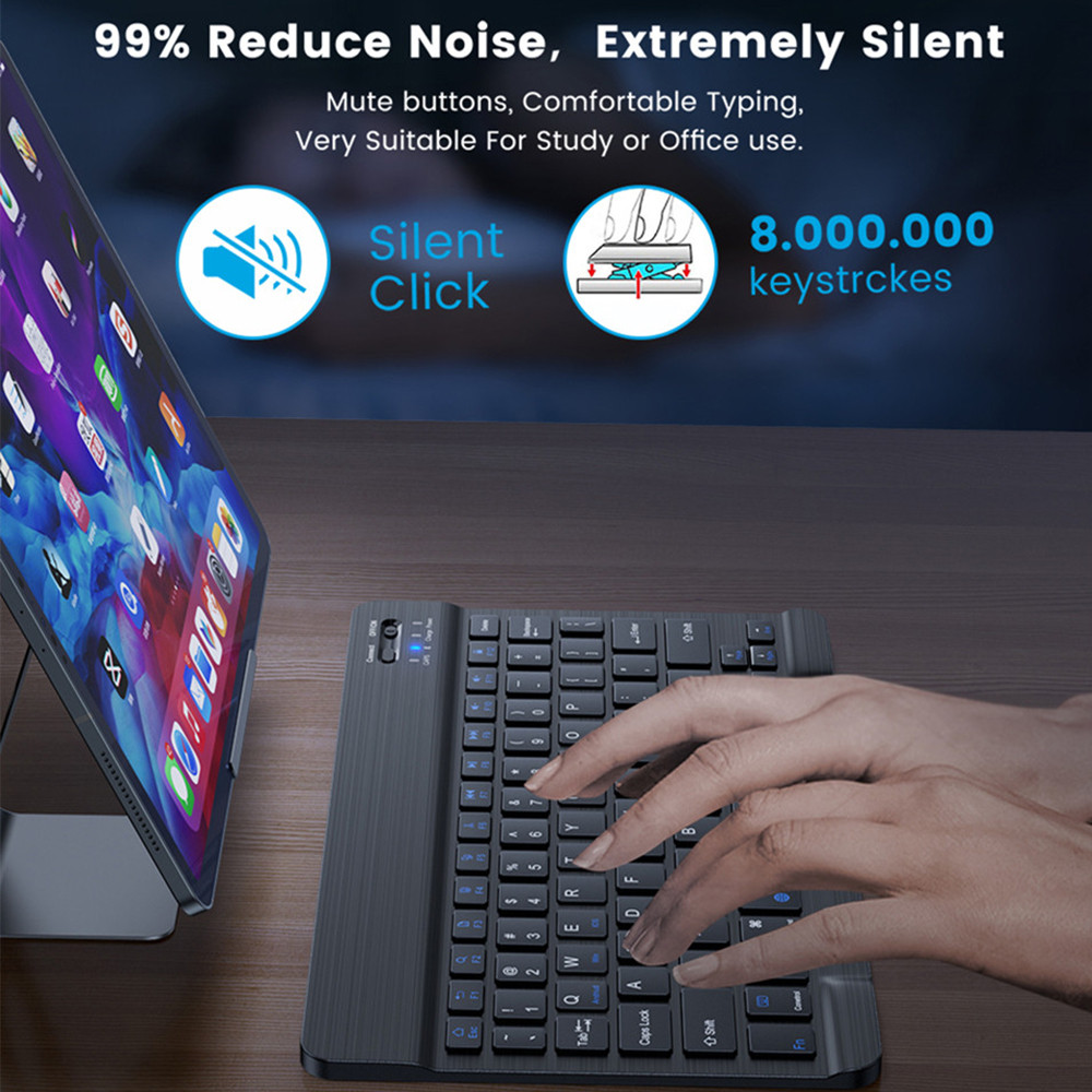 10 lnch  Wireless  Bluetooth M - Desk Setup Keyboard recension och pris