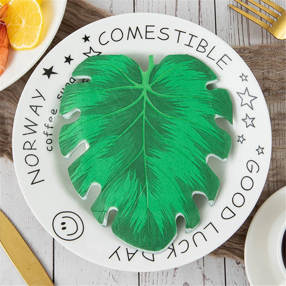 Tropical Monstera Leaf Disposa - Desk Setup Green recension och pris