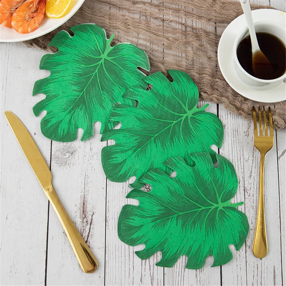 Tropical Monstera Leaf Disposa - Desk Setup Green recension och pris