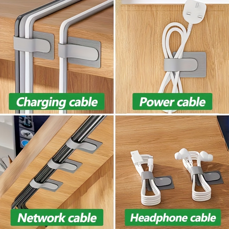 Cable Ties Reusable Straps Vel - Desk Setup Printer recension och pris