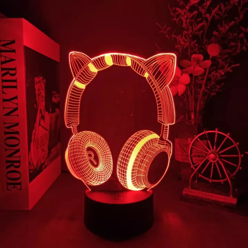New Headphones 3D Illusion Nig - Desk Setup Kids recension och pris