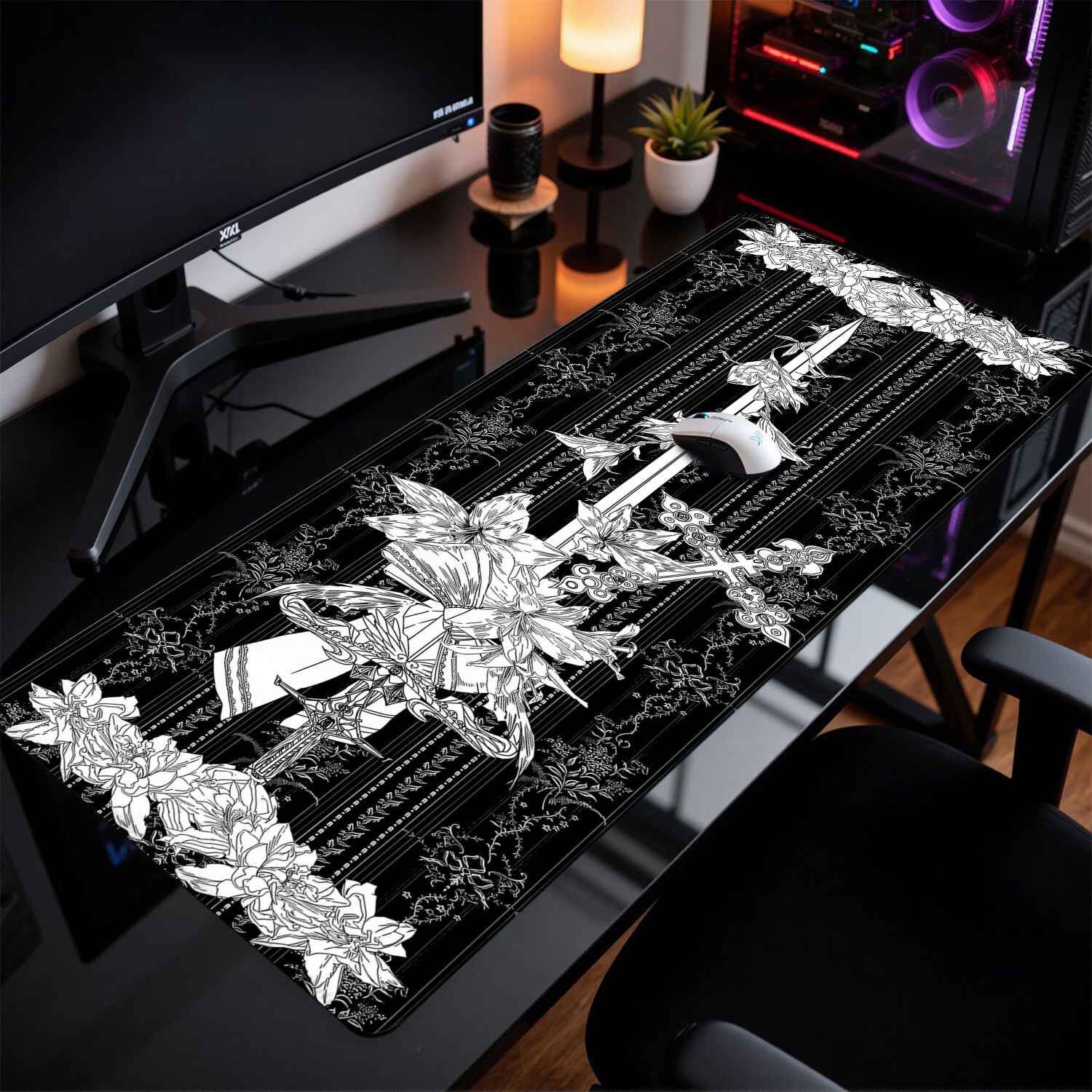 Divine Realm Gothic Building M - Rubber Mat Desk recension och pris