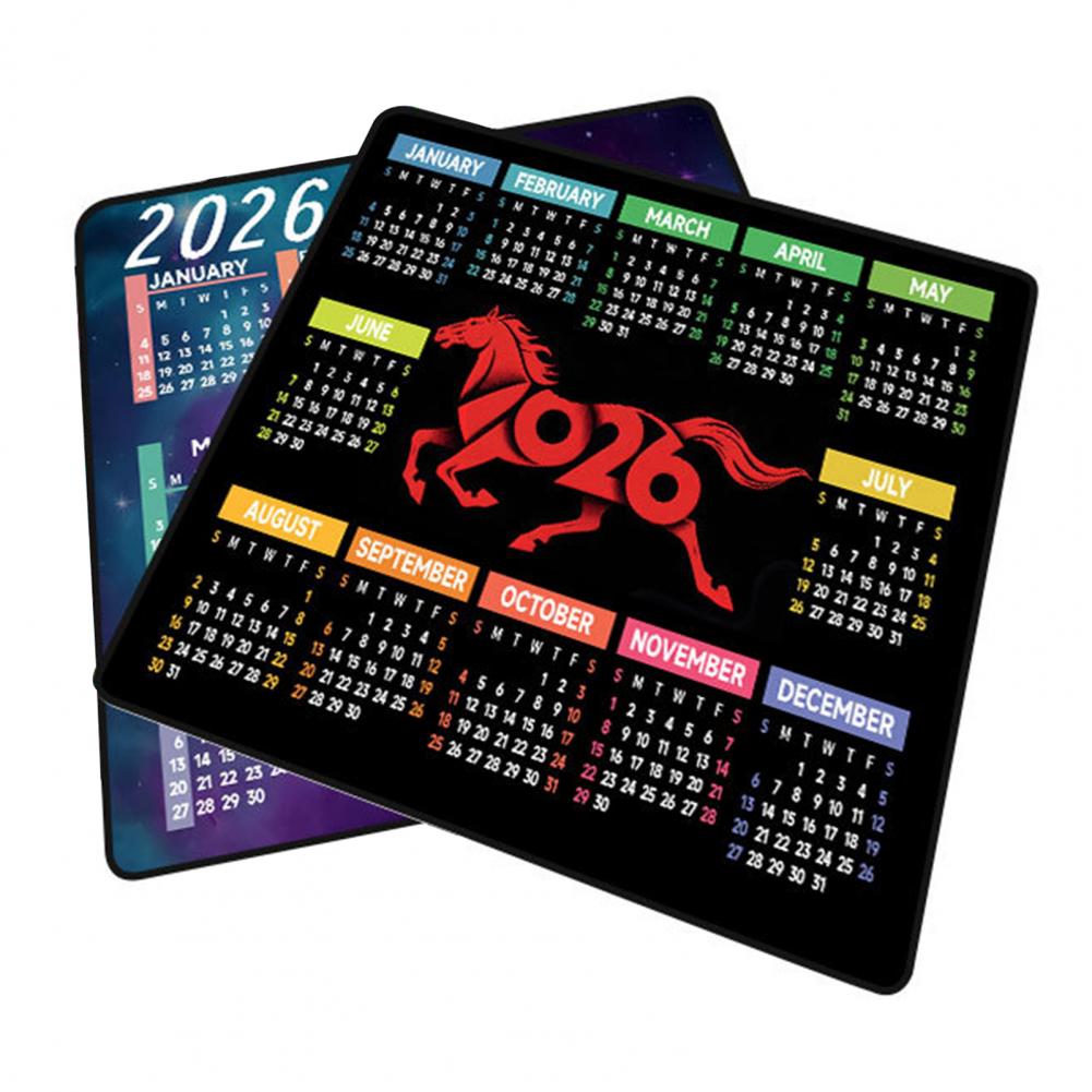 2026 Calendar Mouse Pad Waterp - Rubber Mat Desk recension och pris