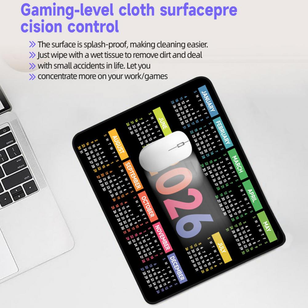 2026 Calendar Mouse Pad Waterp - Rubber Mat Desk recension och pris