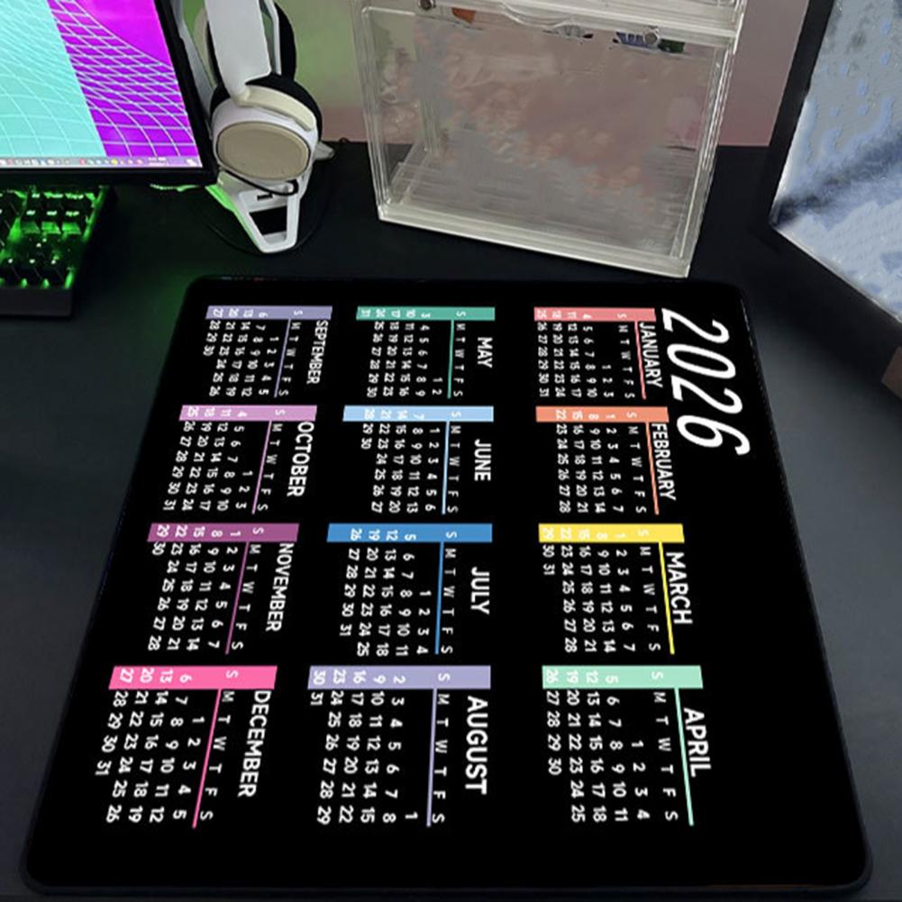 2026 Calendar Mouse Pad Waterp - Rubber Mat Desk recension och pris