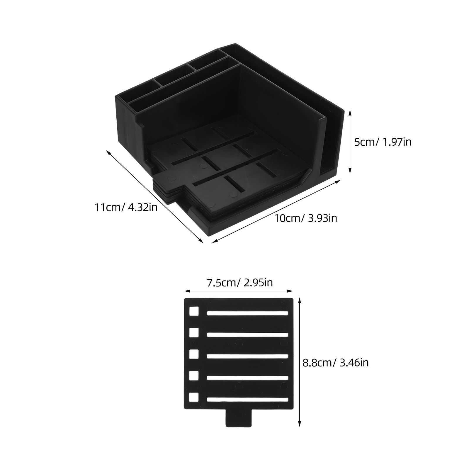 1Set Memo Pad Organizer Plasti - Sticky Memo Holder recension och pris