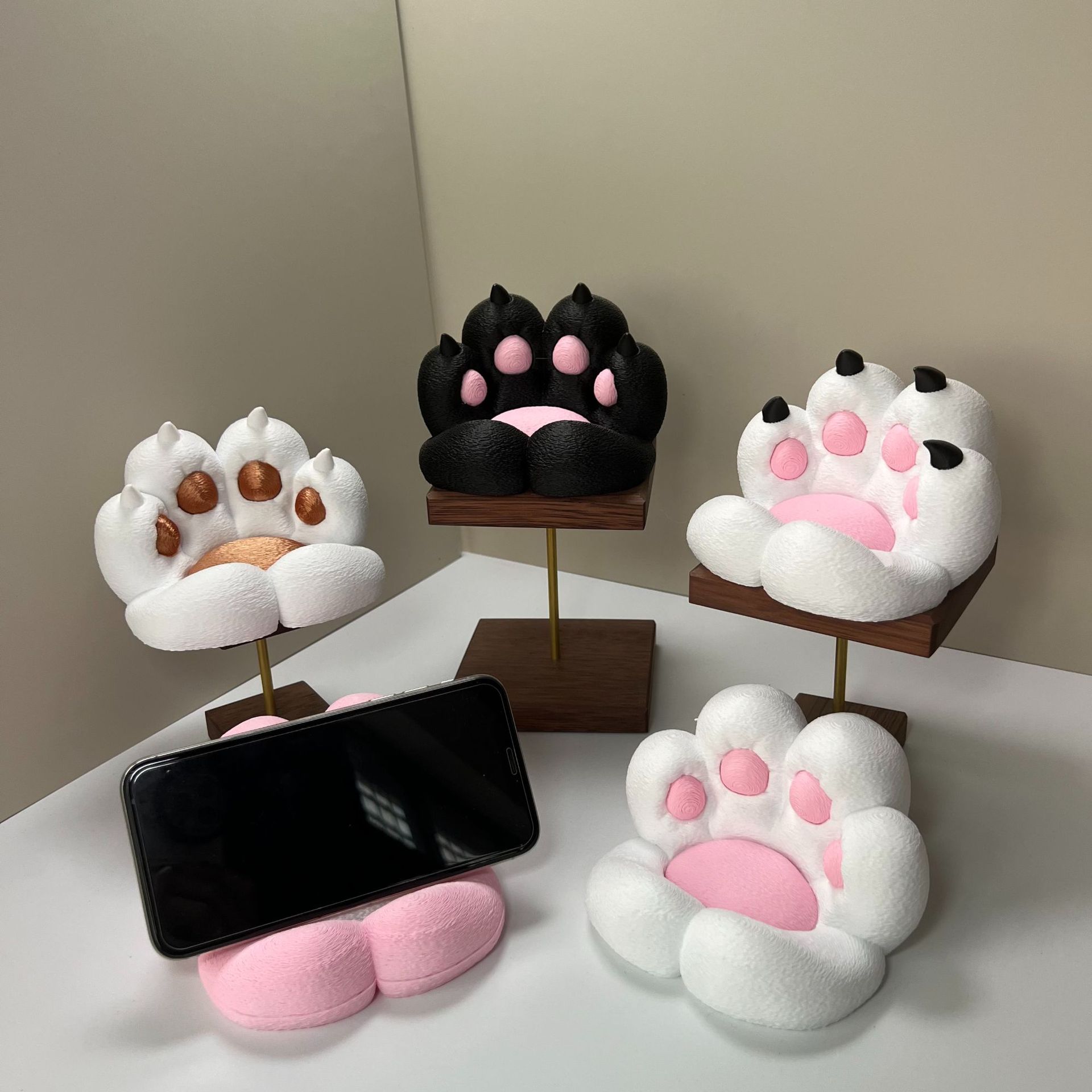 Cute cat paw shaped desk ornam - Desk Setup Cute recension och pris