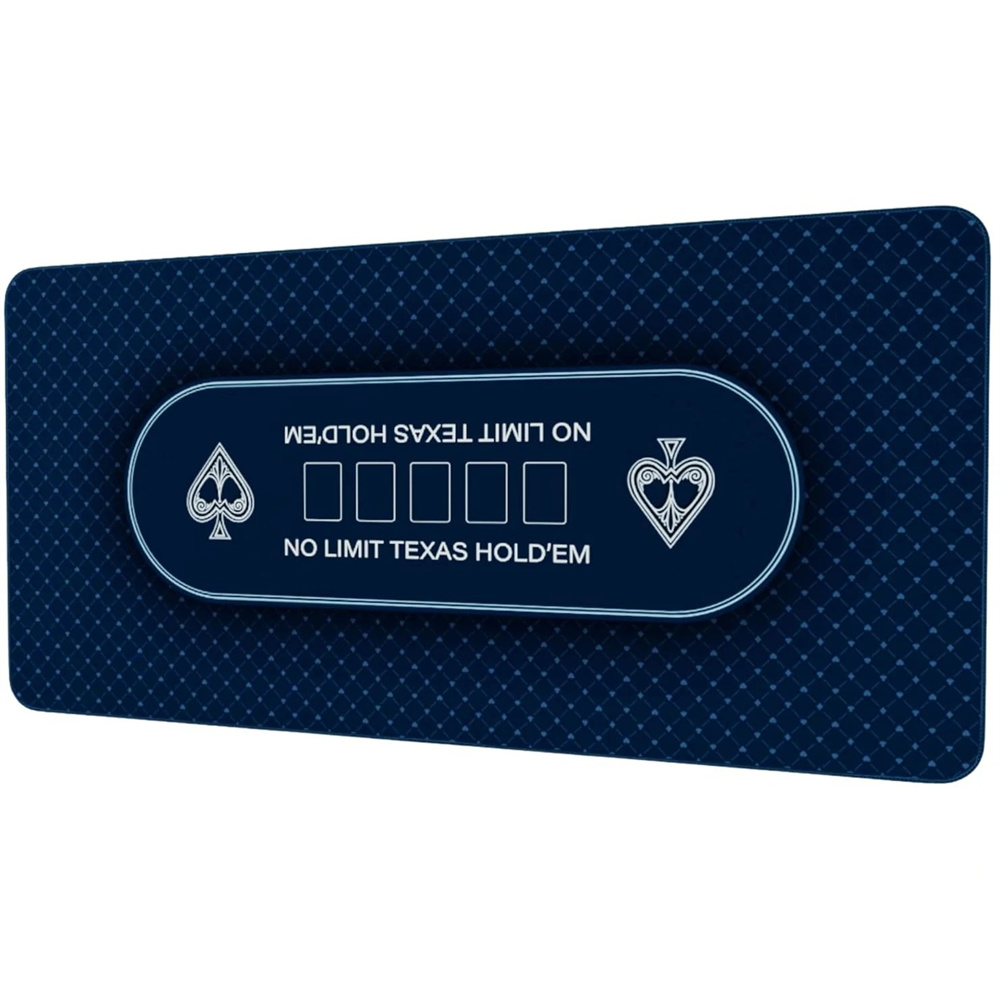Texas Hold'em Table Mat  Rubbe - Rubber Mat Desk recension och pris