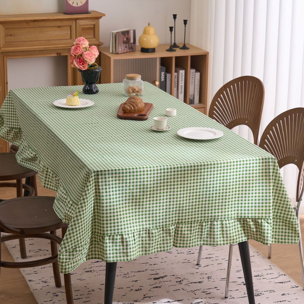 French Retro Plaid Rectangular - Desk Setup Wallpaper recension och pris