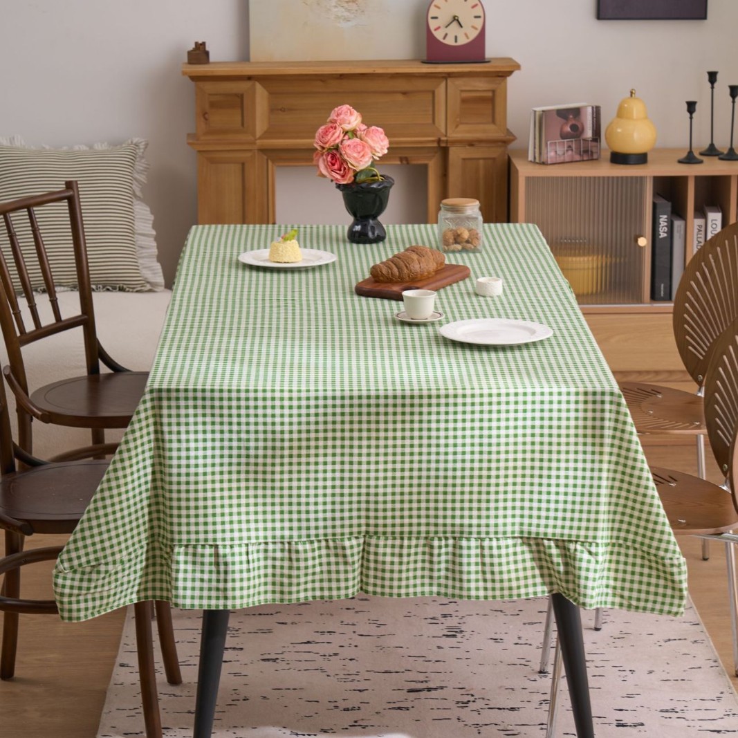 French Retro Plaid Rectangular - Desk Setup Wallpaper recension och pris