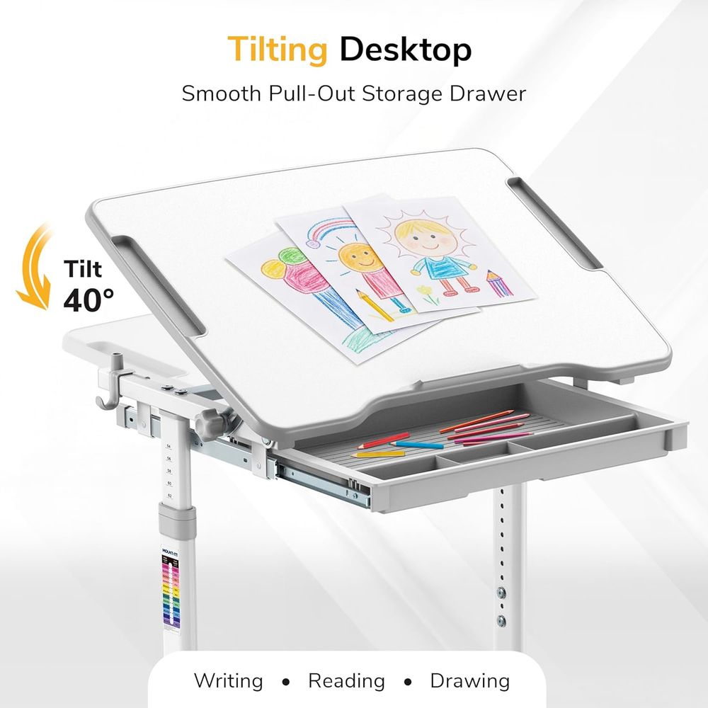 Kids Desk and Chair Set Height - Desk Setup Kids recension och pris