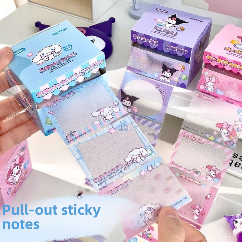 Kuromi Pull-Out Sticky Notes S - Sticky Memo Holder recension och pris