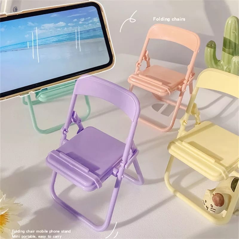Cute Chair Phone Holder Stand  - Desk Setup Cute recension och pris