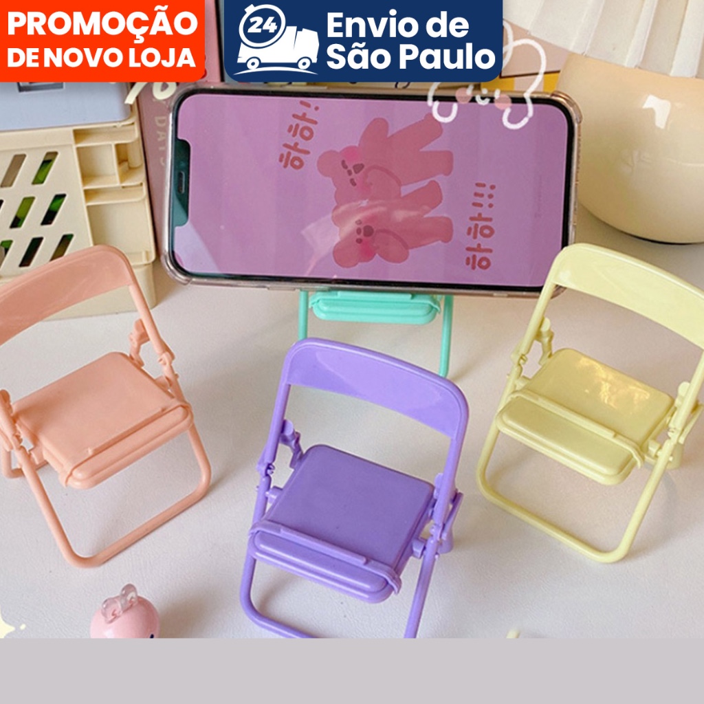 Cute Chair Phone Holder Stand  - Desk Setup Cute recension och pris
