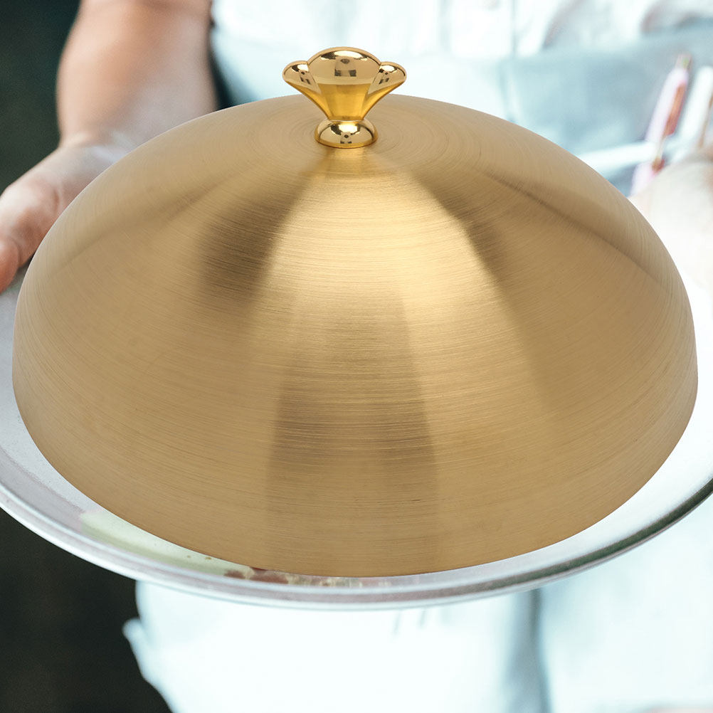 Stainless Steel Food Dome Cove - Desk Setup Essentials recension och pris