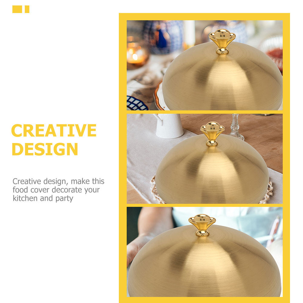 Stainless Steel Food Dome Cove - Desk Setup Essentials recension och pris