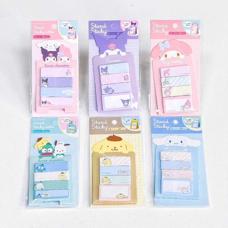 Sanrio Kawaii Kuromi Cinnamoro - Sticky Memo Holder recension och pris