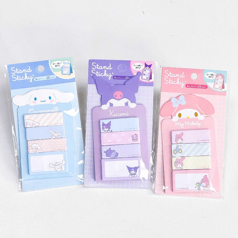 Sanrio Kawaii Kuromi Cinnamoro - Sticky Memo Holder recension och pris