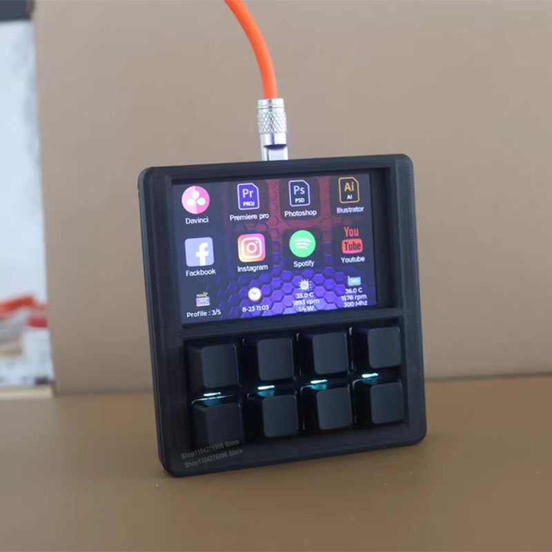 DIY Quick Keyboard Desktop Con - Desk Setup Programmer recension och pris