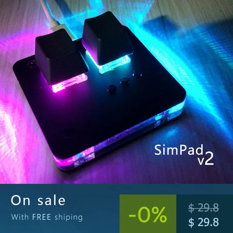 SimPad OSU Mini Keyboard Touch - Desk Setup Programmer recension och pris