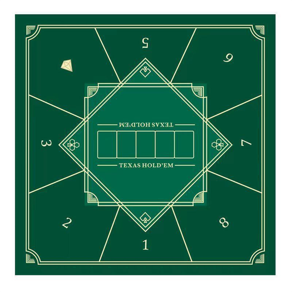 Thickened Texas Hold'em Poker  - Rubber Mat Desk recension och pris