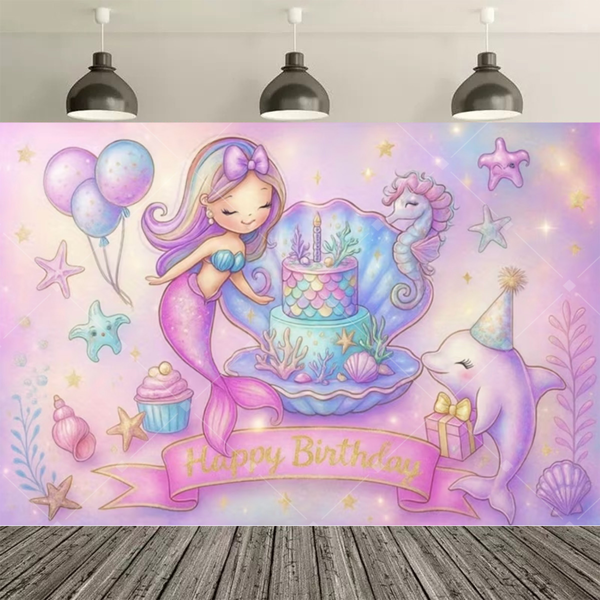 Underwater World Mermaid Birth - Desk Setup Girl recension och pris