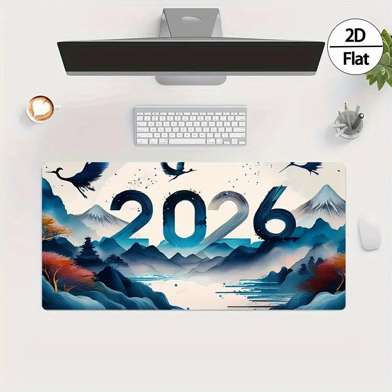 2026 New Year Ink Painting 2D  - Rubber Mat Desk recension och pris