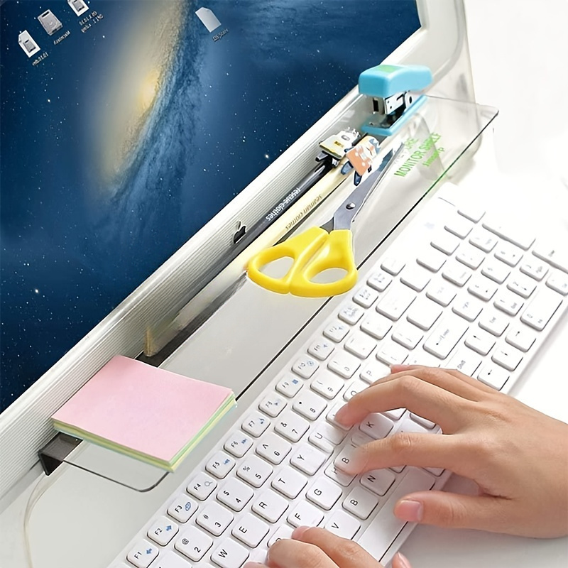 1pc Transparent Computer Memo  - Sticky Memo Holder recension och pris
