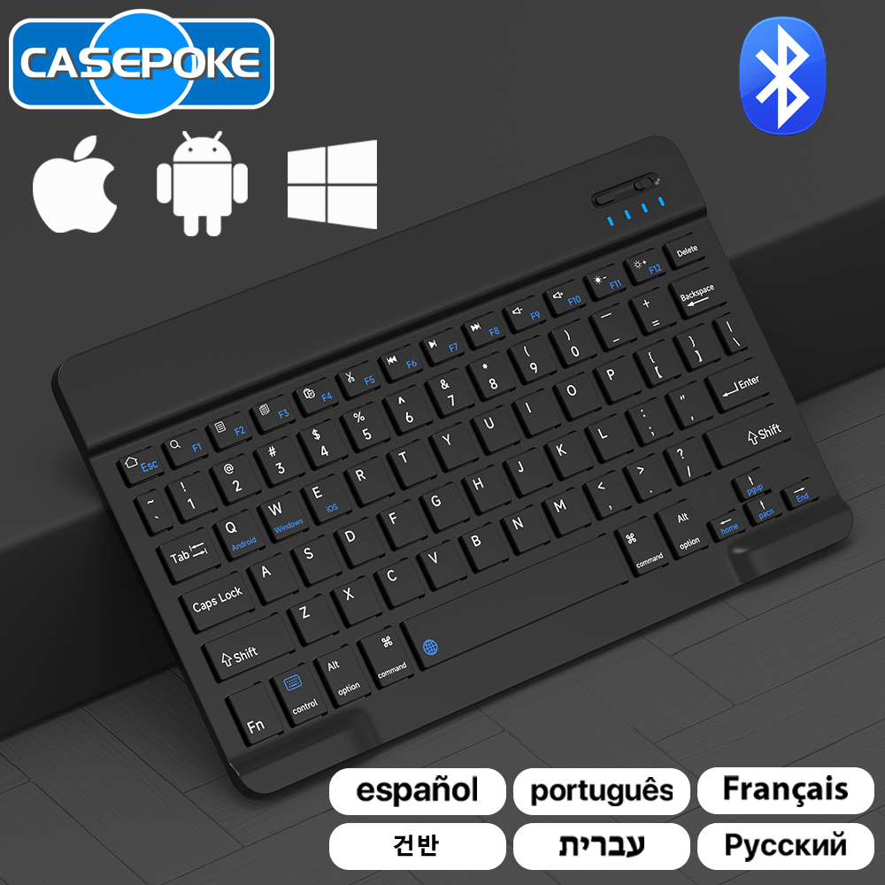 CASEPOKE For iPad Xiaomi Samsu - Desk Setup Keyboard recension och pris