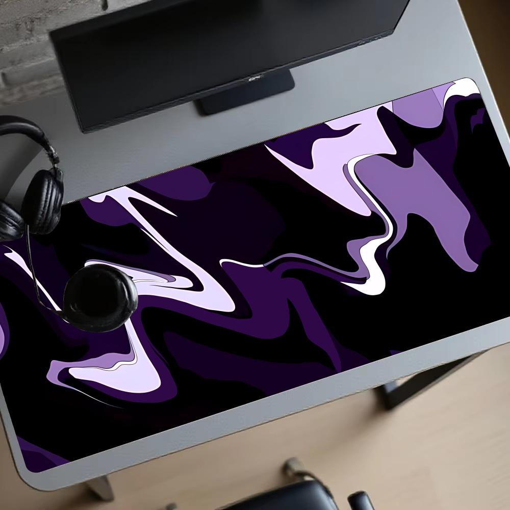 Playmat Purple Black Fluid Mou - Desk Setup Gadgets recension och pris