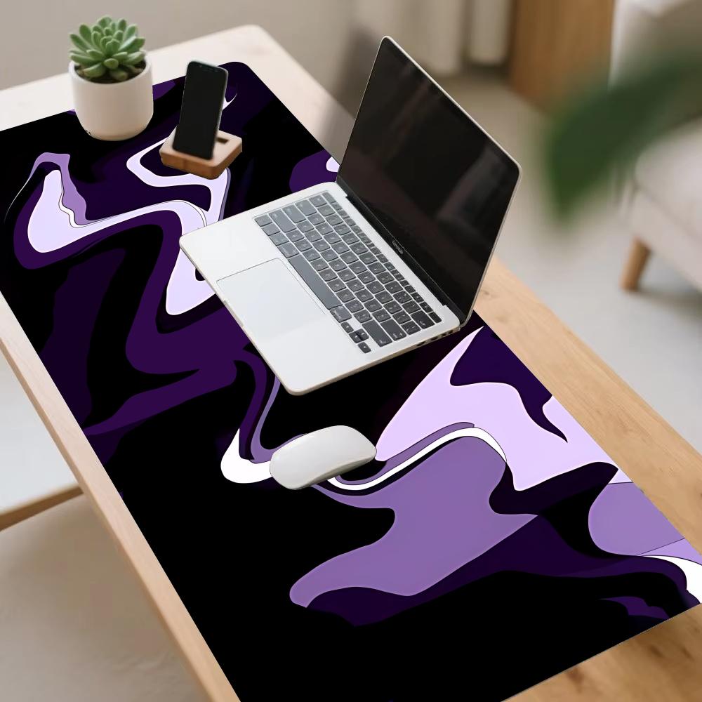 Playmat Purple Black Fluid Mou - Desk Setup Gadgets recension och pris
