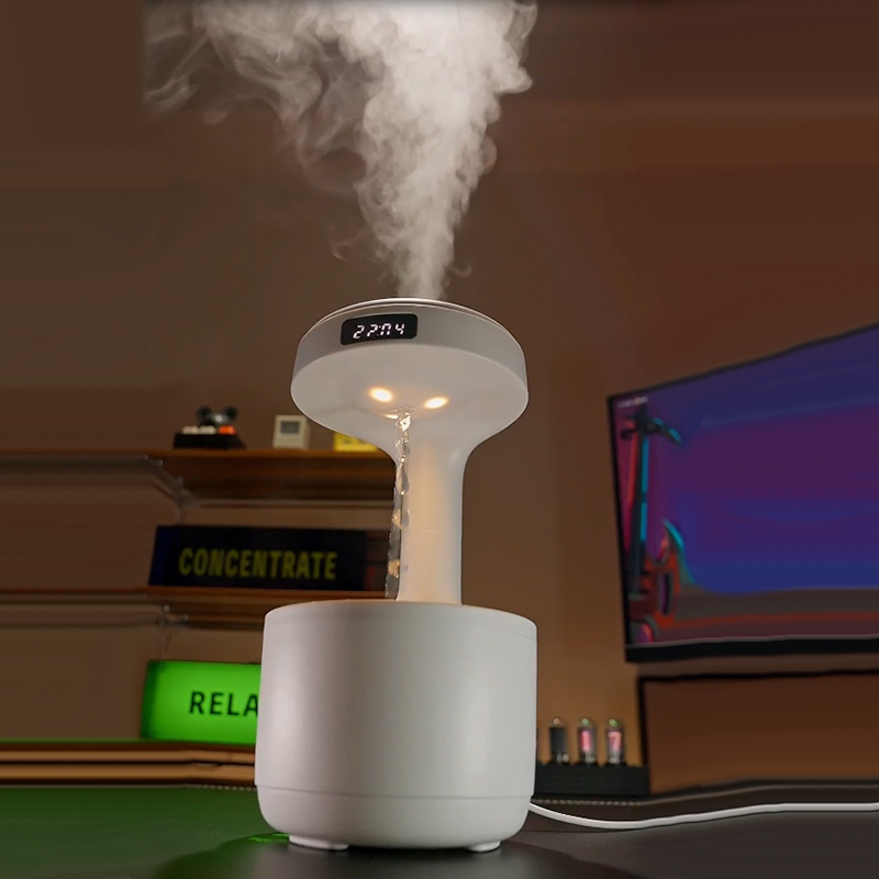 Water Droplet Air Humidifier 8 - Desk Setup Essentials recension och pris
