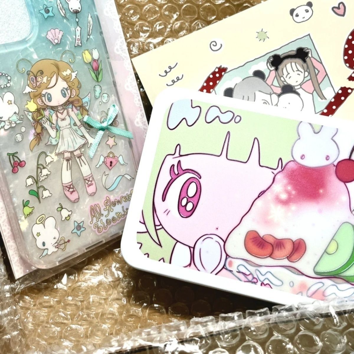 Cute Cartoon Smoothie Girl Pri - Korean Desk Setup recension och pris