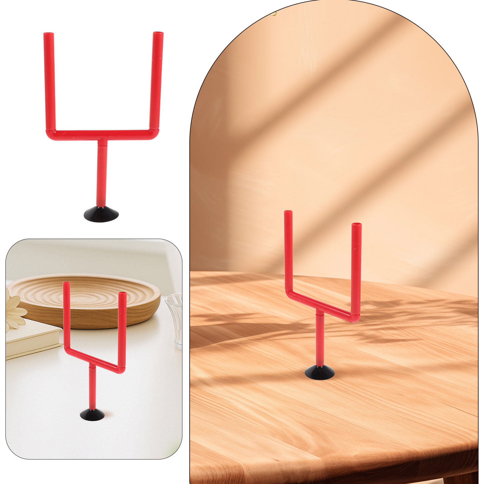 4Pcs Tabletop Football Goal Po - Desk Setup Kids recension och pris