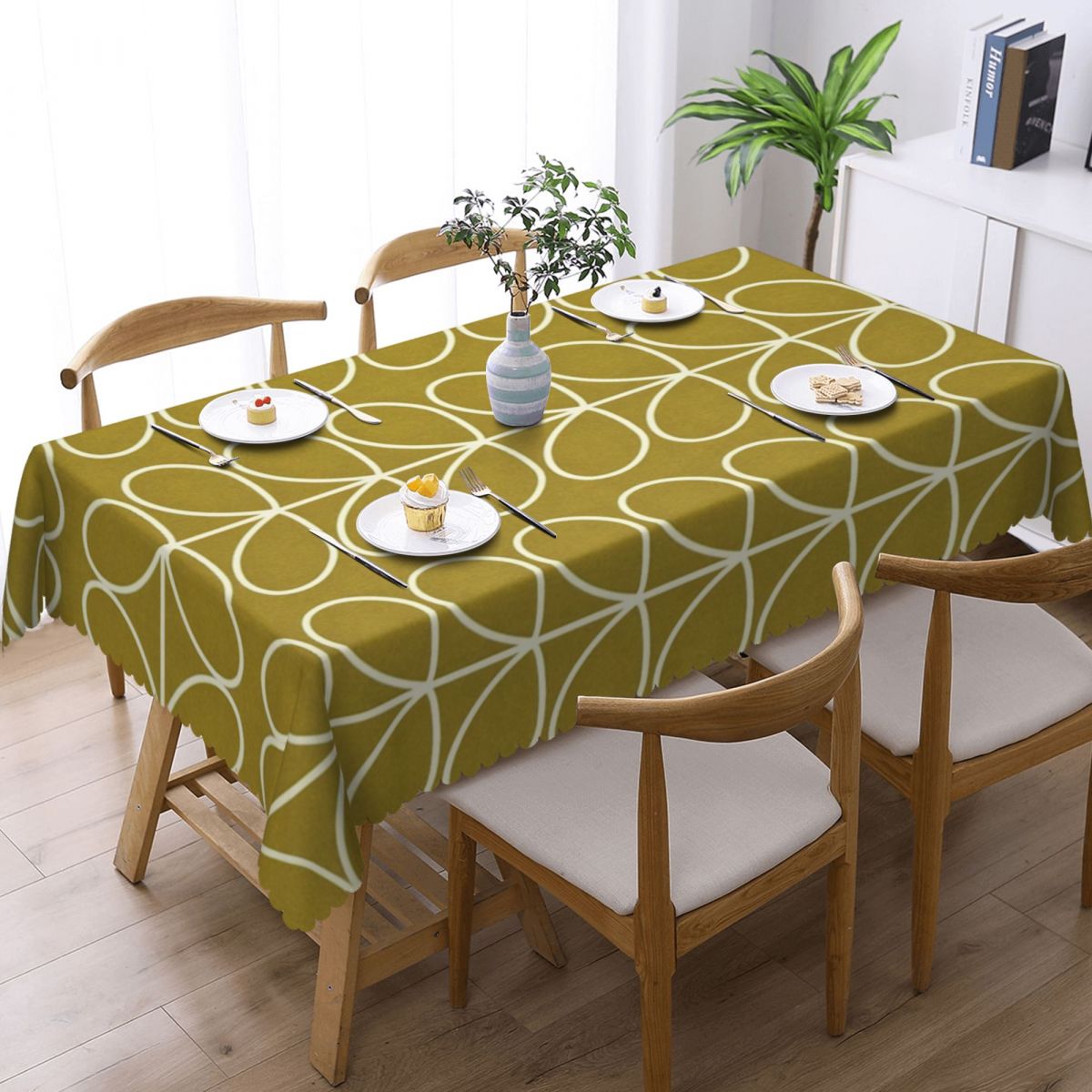 Orla Kiely Multistem Rectangul - Desk Setup Wallpaper recension och pris