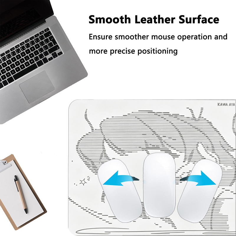 1Pcs Leather Mouse Pad Anime A - Desk Setup Cute recension och pris
