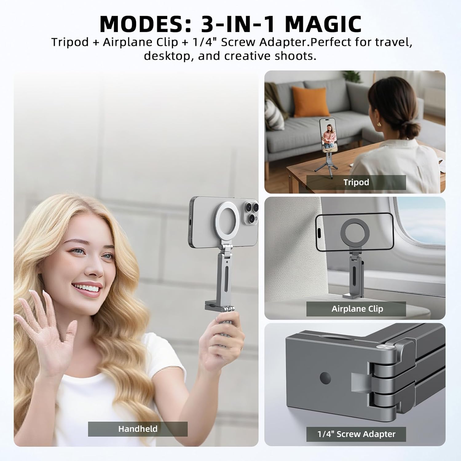 Adjustable Universal Magnetic  - Desk Setup Essentials recension och pris