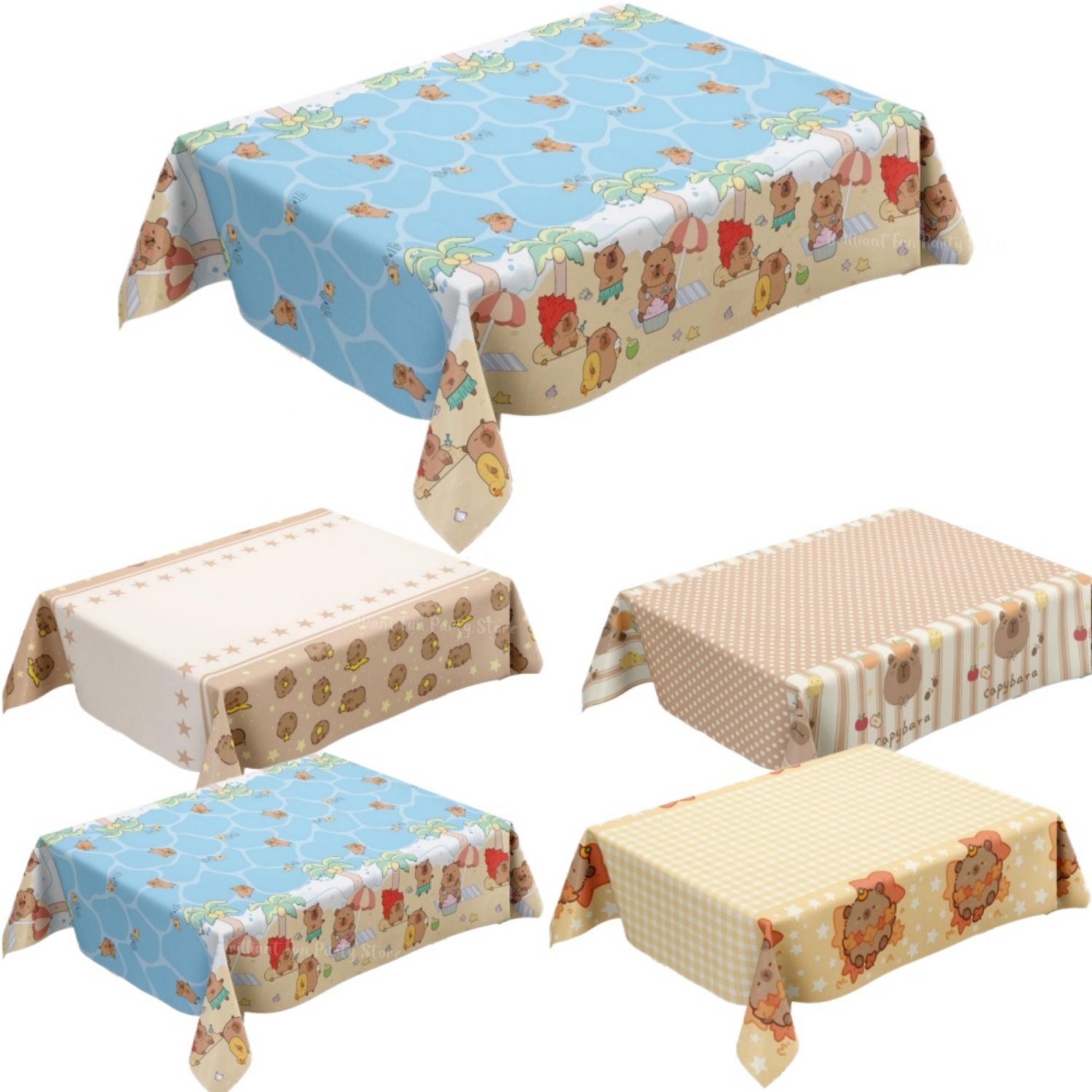 Cute Capybara Tablecloth for K - Desk Setup Girl recension och pris