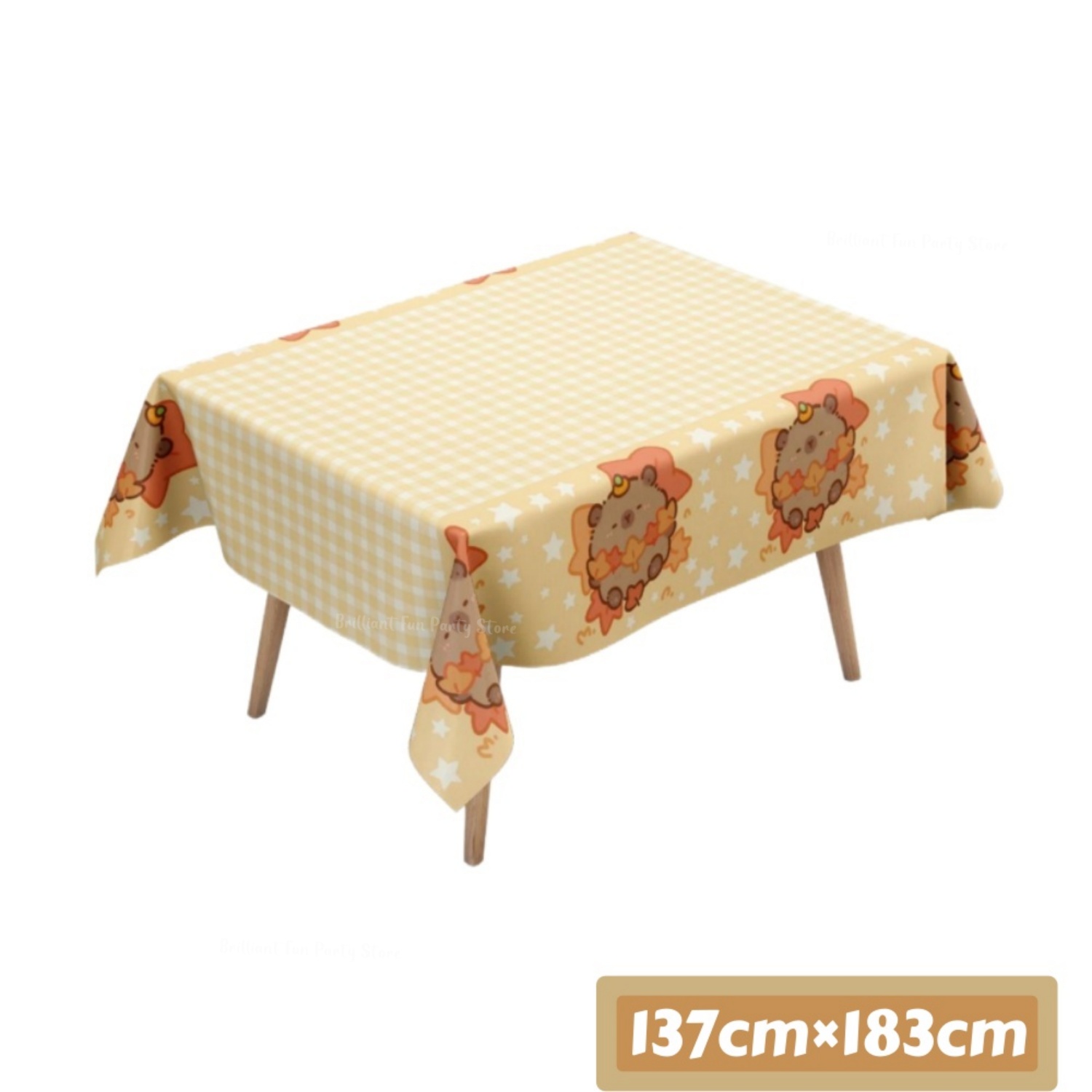 Cute Capybara Tablecloth for K - Desk Setup Girl recension och pris