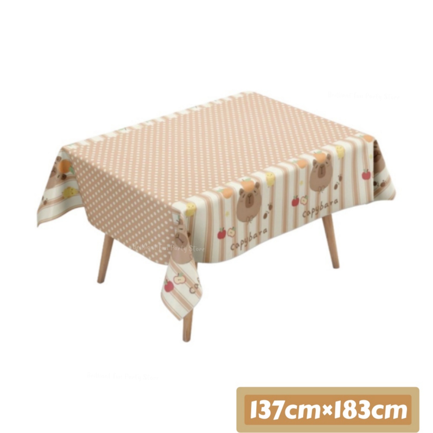 Cute Capybara Tablecloth for K - Desk Setup Girl recension och pris